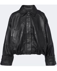 Rohe - Leather Blouson Jacket - Lyst