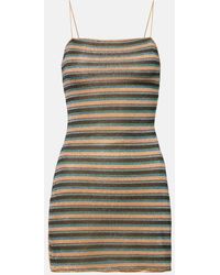 Oséree - Lumiere Striped Minidress - Lyst