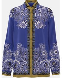 Etro - Chemise imprimee en soie - Lyst