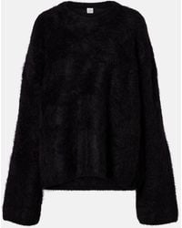 TOTEME - Oversize-Pullover Aus Einem Alpakawollgemisch - Lyst