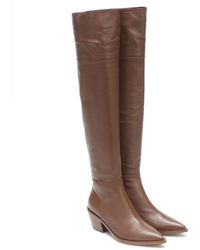 Gianvito Rossi Leather Over-the-knee Boots - Brown