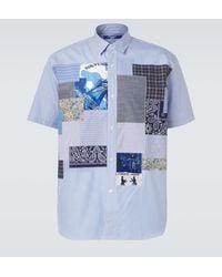 Junya Watanabe - Patchwork Striped Cotton Shirt - Lyst