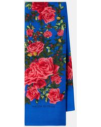 Magda Butrym - Floral Wool Scarf - Lyst