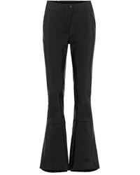 Donna Abbigliamento da Pantaloni casual eleganti e chino da Pantaloni dritti PantaloneRelish in Materiale sintetico di colore Nero 