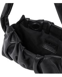 Elleme Vague Leather Shoulder Bag - Black