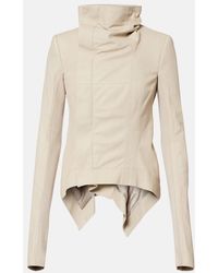 Rick Owens - Naska Leather Biker Jacket - Lyst