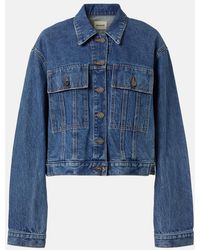 KHAITE - Saunder Denim Jacket - Lyst