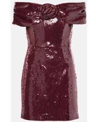 Rebecca Vallance - X Nicky Hilton Minikleid Zelda Mit Pailletten - Lyst