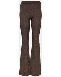 Givenchy - 4g Jacquard Flared Pants - Lyst