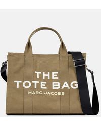Marc Jacobs Borsa The Traveler Medium in canvas - Metallizzato