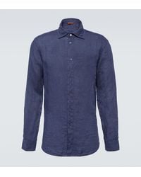 Barena - Surian Telino Linen Shirt - Lyst