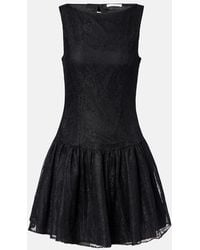 Nina Ricci - Bow-Detail Lace Minidress - Lyst