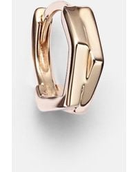 Repossi - Antifer 18Kt Rose Hoop Earring - Lyst