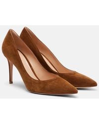 Gianvito Rossi - Gianvito Suede Pumps - Lyst