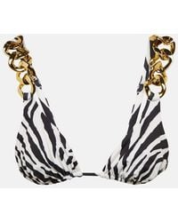 SAME - Chain-embellished Bikini Top - Lyst