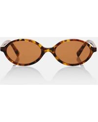 Miu Miu - Miu Regard Oval Sunglasses - Lyst