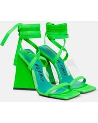 The Attico - Isa Suede Sandals - Lyst