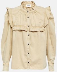 Isabel Marant - Idety Denim Top - Lyst