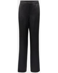 JOSEPH - Tova Silk Satin Straight Pants - Lyst
