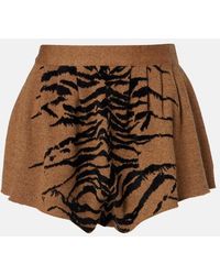 Alaïa - Knitted Shorts - Lyst