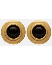 Jennifer Behr - Pendientes Alva Banados En Oro - Lyst