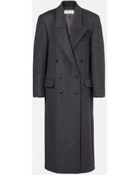 Rohe - Double-Breasted Wool-Blend Coat - Lyst