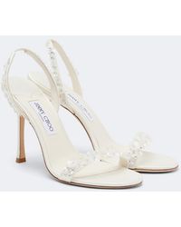 Jimmy Choo - Jenn Embellished Slingback Sandals - Lyst