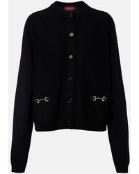 Gucci - Horsebit Wool And Cashmere Cardigan - Lyst