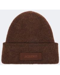 Jacquemus - Logo Alpaca And Wool-Blend Beanie - Lyst