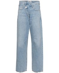 Agolde Jeans regular Criss-Cross - Blu