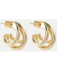 Jennifer Fisher - Pendientes Triple Micro Chapados En Oro De 10 Ct - Lyst