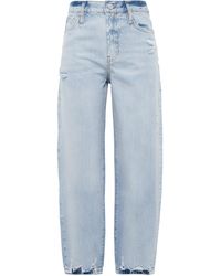 FRAME Jeans Ultra High Rise Barrel - Azul