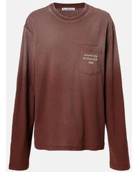 Acne Studios - Logo Cotton And Hemp Jersey T-Shirt - Lyst