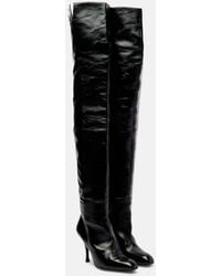 KHAITE - Overknee-Stiefel Colt 100 Aus Leder - Lyst