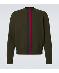 Gucci - Pullover Web Stripe - Lyst