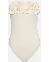 Karla Colletto - Banador Tess Con Apliques Florales - Lyst