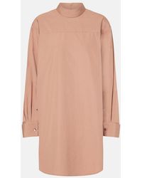 Dries Van Noten - High-Neck Cotton Blouse - Lyst