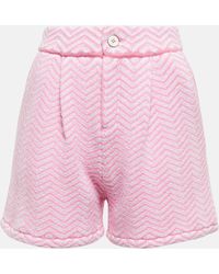 Barrie - Cashmere And Cotton-blend Boucle Shorts - Lyst