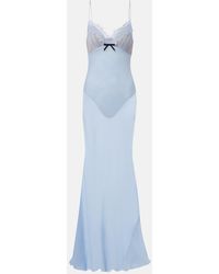Self-Portrait - Maxi Georgette Dress - Lyst