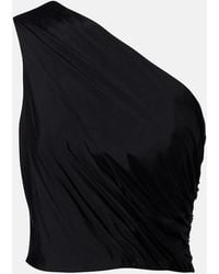 ViX - Zoe One-Shoulder Crop Top - Lyst