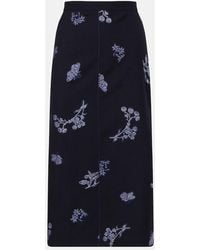 Erdem - Wool And Cotton Jacquard Pencil Skirt - Lyst