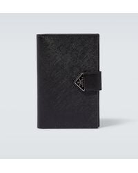 Prada - Saffiano Leather Billfold Wallet - Lyst