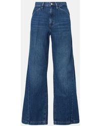 FRAME - Le Baggy Palazzo Wide-Leg Jeans - Lyst