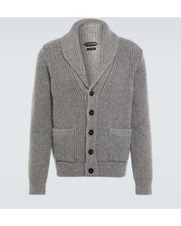 Tom Ford - Cardigan in cashmere e mohair - Lyst