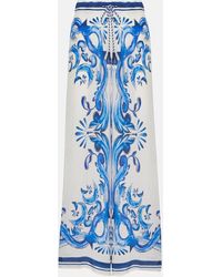FARM Rio - Pantaloni A Gamba Larga Garden Tiles - Lyst