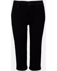 7 For All Mankind - Capri Cropped Jeans - Lyst