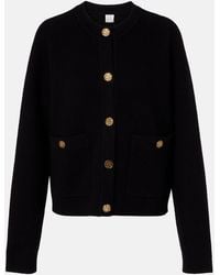 TOTEME - Wool And Cashmere-Blend Cardigan - Lyst
