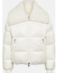 Moncler - Murray Faux Shearling-trimmed Jacket - Lyst