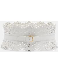 Alaïa - Vienne Leather Belt - Lyst