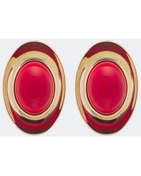 Givenchy - Sculpted Gem Embellished Stud Earrings - Lyst